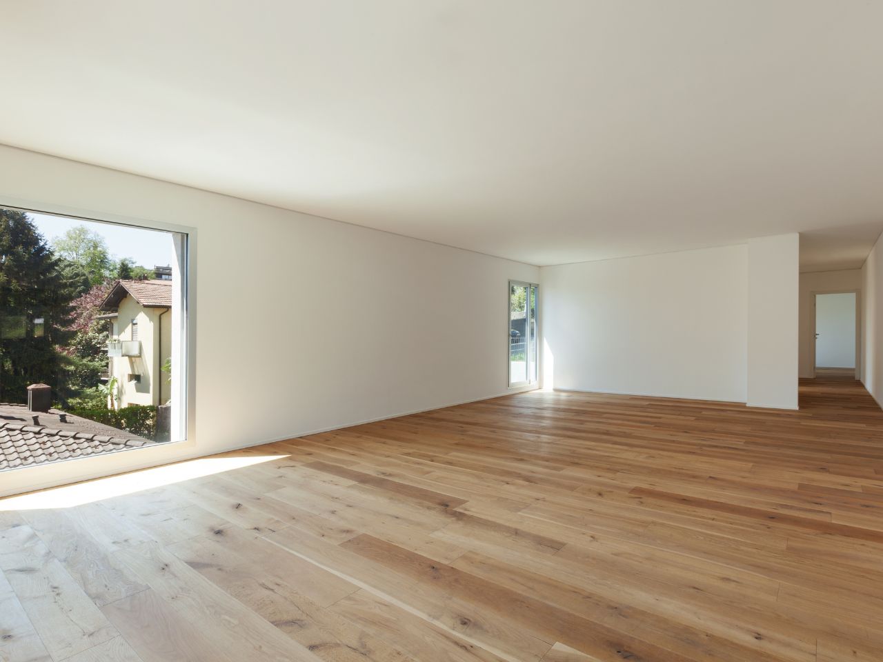 pose de parquet flottant à Matignon